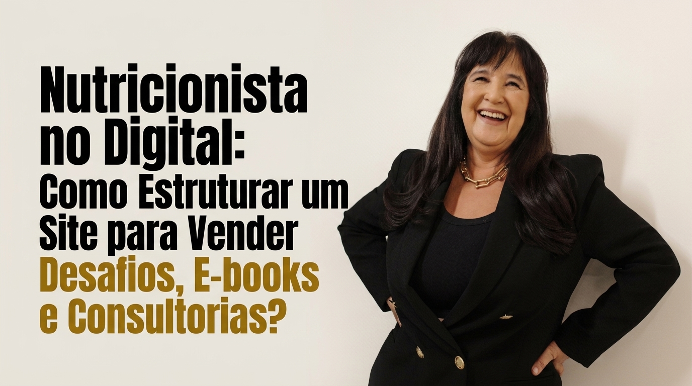 Além da Consulta: Como Vender Desafios, E-books e Consultorias no Site de Nutrição