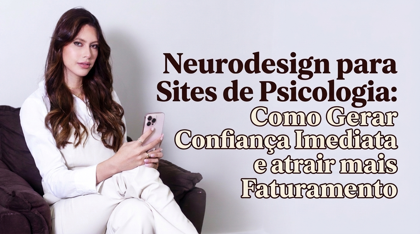 Arquitetura de Informação e Neurodesign para Sites de Psicologia: Como Gerar Confiança Imediata