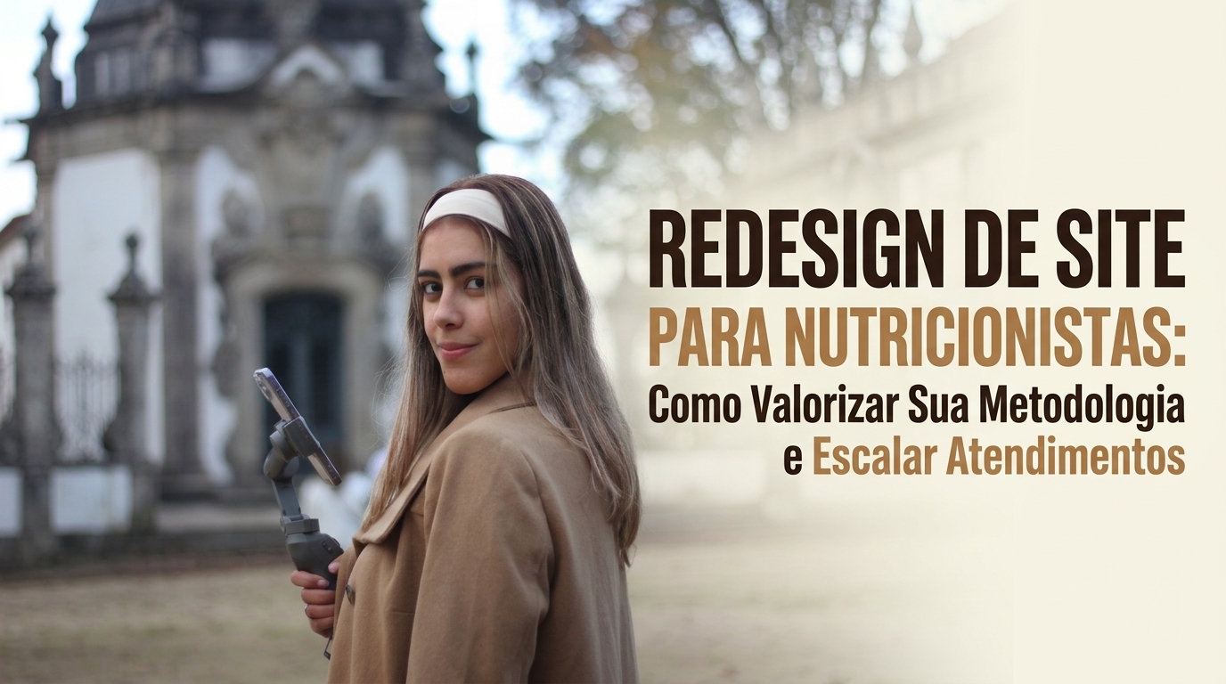 Redesign de Site para Nutricionistas: Como Valorizar Sua Metodologia e Escalar Atendimentos